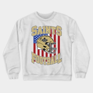 Retro Saints Football Crewneck Sweatshirt